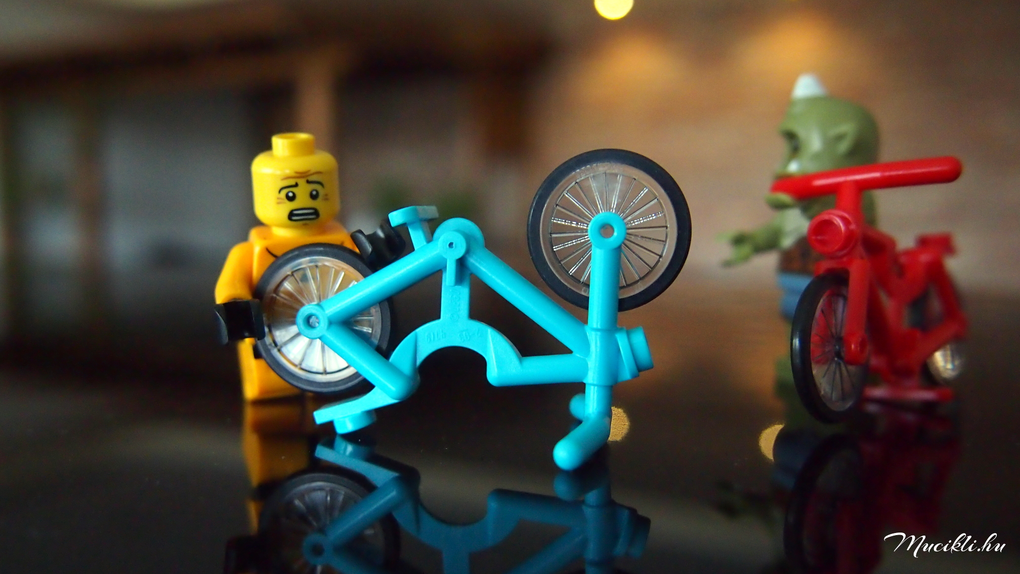 LEGO bicikli szerelés